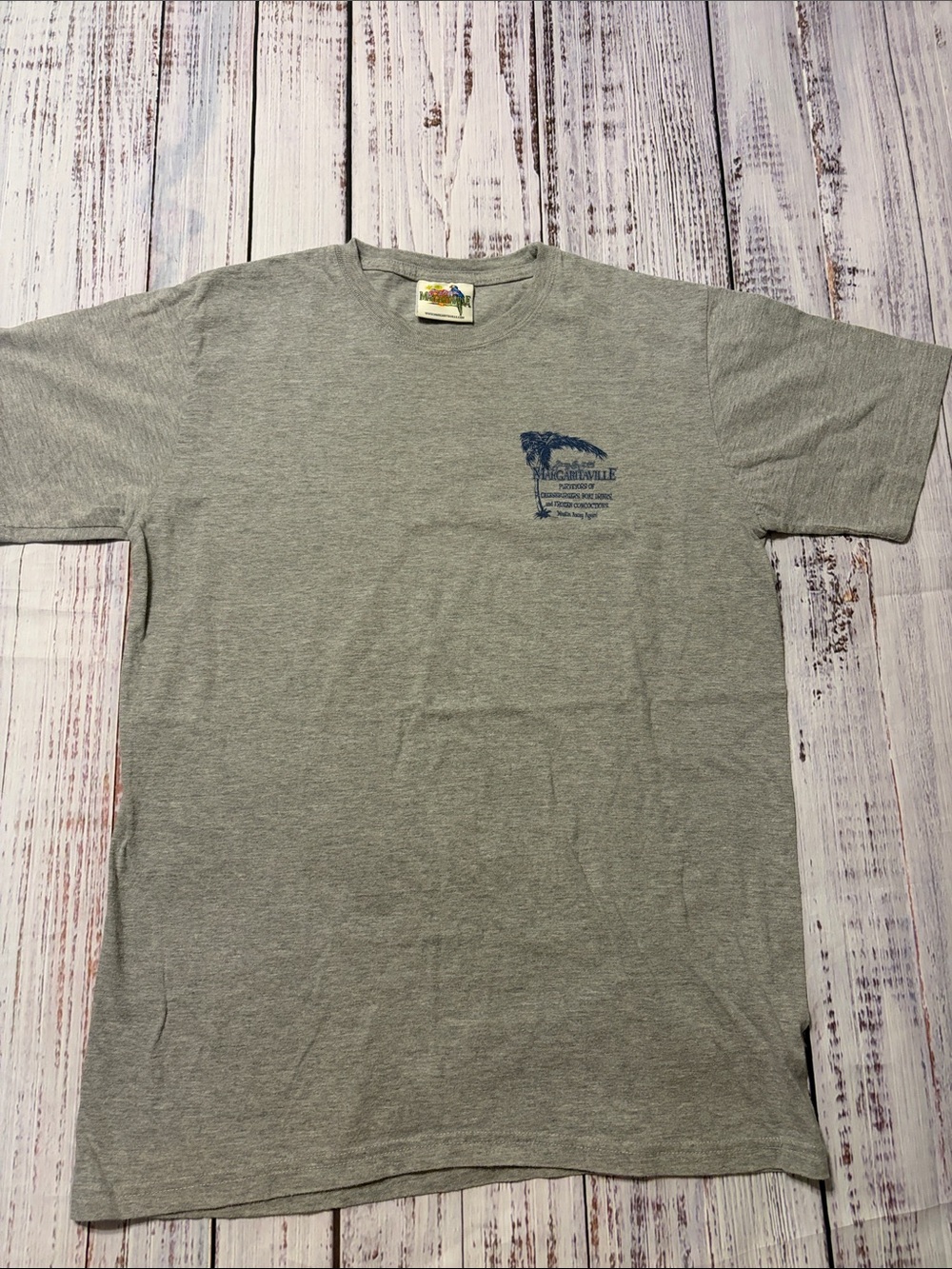 Margaritaville Jimmy Buffet Tshirt Gray size large